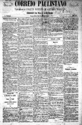 Correio paulistano [jornal], [s/n]. São Paulo-SP, 01 jun. 1880.