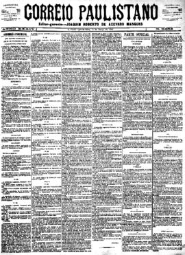 Correio paulistano [jornal], [s/n]. São Paulo-SP, 15 mar. 1888.