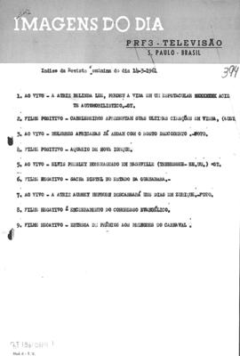 TV Tupi [emissora]. Revista Feminina [programa]. Roteiro [televisivo], 14 mar. 1961 [versão 2].