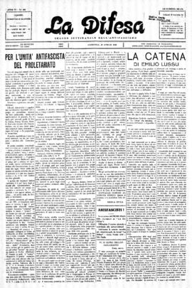 La Difesa [jornal], a. 6, n. 306. São Paulo-SP, 20 abr. 1930.