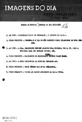 TV Tupi [emissora]. Revista Feminina [programa]. Roteiro [televisivo], 27 mar. 1961.