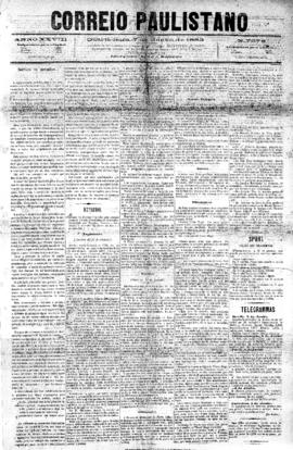 Correio paulistano [jornal], [s/n]. São Paulo-SP, 07 jun. 1882.