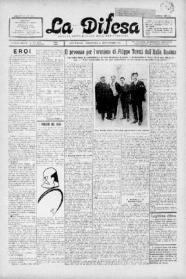 La Difesa [jornal], a. 4, n. 181. São Paulo-SP, 11 set. 1927.
