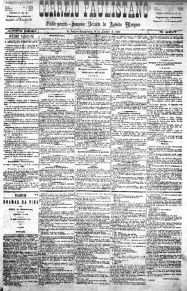 Correio paulistano [jornal], [s/n]. São Paulo-SP, 09 jan. 1885.