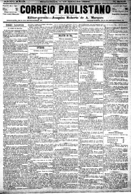 Correio paulistano [jornal], [s/n]. São Paulo-SP, 11 mai. 1883.