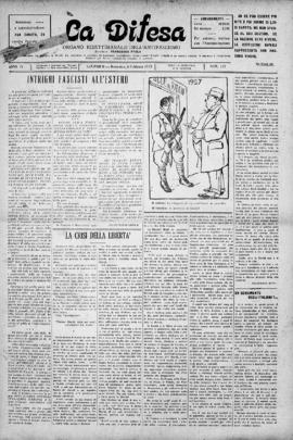 La Difesa [jornal], a. 4, n. 137. São Paulo-SP, 06 fev. 1927.