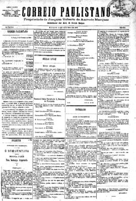 Correio paulistano [jornal], [s/n]. São Paulo-SP, 09 out. 1880.