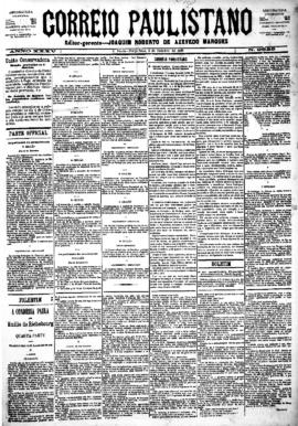 Correio paulistano [jornal], [s/n]. São Paulo-SP, 02 out. 1888.