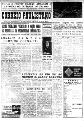 Correio paulistano [jornal], [s/n]. São Paulo-SP, 23 jul. 1957.
