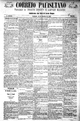 Correio paulistano [jornal], [s/n]. São Paulo-SP, 24 jan. 1880.