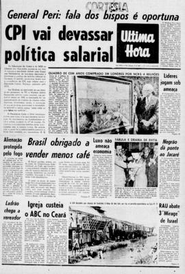 Última Hora [jornal]. Rio de Janeiro-RJ, 02 dez. 1967 [ed. vespertina].