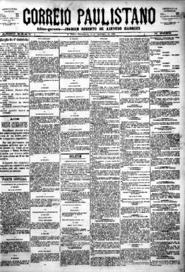 Correio paulistano [jornal], [s/n]. São Paulo-SP, 18 dez. 1888.