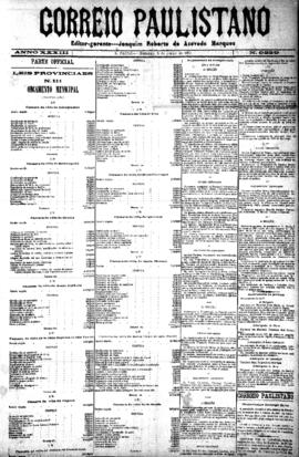 Correio paulistano [jornal], [s/n]. São Paulo-SP, 05 jun. 1887.