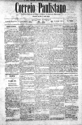 Correio paulistano [jornal], [s/n]. São Paulo-SP, 24 jul. 1881.