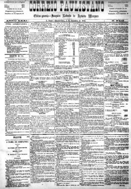 Correio paulistano [jornal], [s/n]. São Paulo-SP, 03 set. 1884.