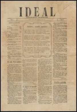 Ideal [jornal], a. 1, n. 8. São Paulo-SP, nov. 1911.