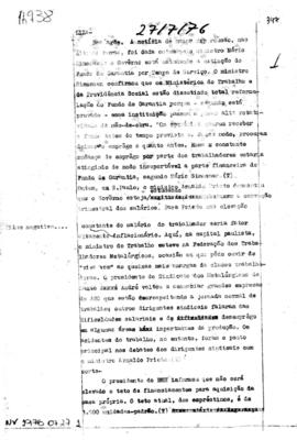 TV Tupi [emissora]. Jornal Novas [programa]. Roteiro [televisivo], 27 jul. 1976.