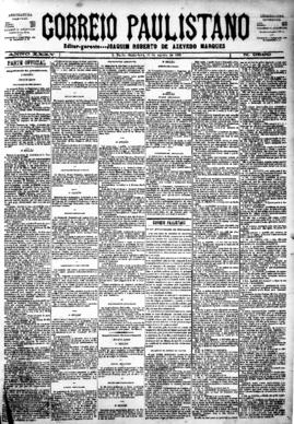 Correio paulistano [jornal], [s/n]. São Paulo-SP, 31 ago. 1888.