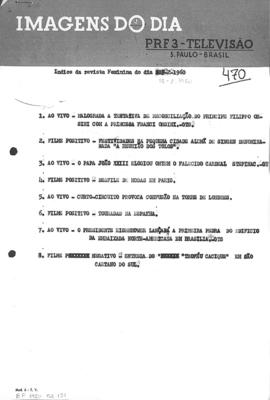 TV Tupi [emissora]. Revista Feminina [programa]. Roteiro [televisivo], 18 fev. 1960.