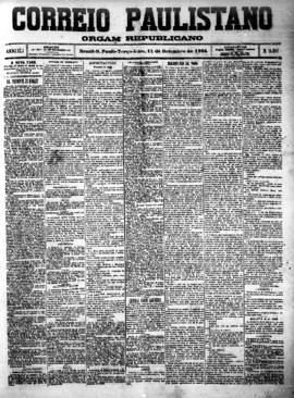 Correio paulistano [jornal], [s/n]. São Paulo-SP, 11 set. 1894.