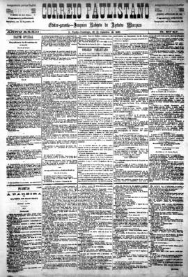 Correio paulistano [jornal], [s/n]. São Paulo-SP, 18 out. 1885.