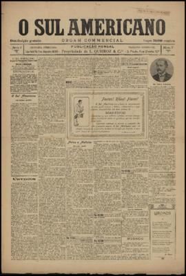 O Sul americano [jornal], a. 1, n. 7. São Paulo-SP, jan. 1908.