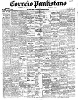 Correio paulistano [jornal], [s/n]. São Paulo-SP, 25 abr. 1903.