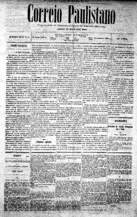 Correio paulistano [jornal], [s/n]. São Paulo-SP, 19 jul. 1881.