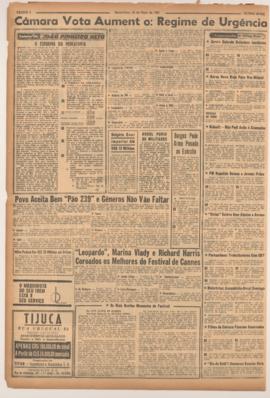 Última Hora [jornal]. Rio de Janeiro-RJ, 24 mai. 1963 [ed. regular].