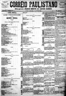 Correio paulistano [jornal], [s/n]. São Paulo-SP, 05 jul. 1888.