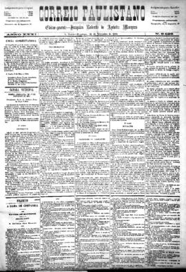 Correio paulistano [jornal], [s/n]. São Paulo-SP, 21 set. 1884.