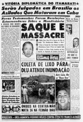 Última Hora [jornal]. Rio de Janeiro-RJ, 08 fev. 1963 [ed. vespertina].
