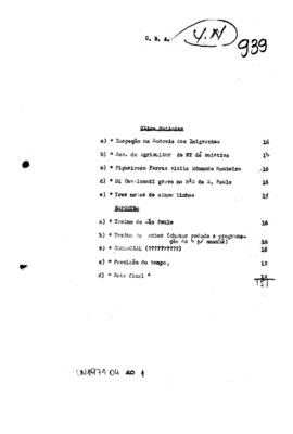 TV Tupi [emissora]. Ultra Notícias [programa]. Roteiro [televisivo], 20 abr. 1971.