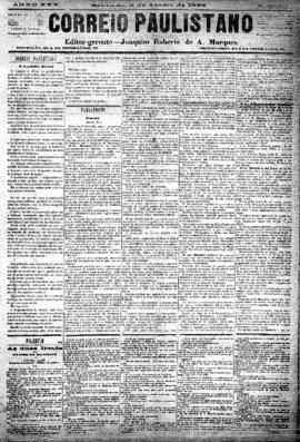 Correio paulistano [jornal], [s/n]. São Paulo-SP, 11 ago. 1883.