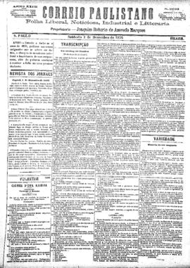 Correio paulistano [jornal], [s/n]. São Paulo-SP, 02 dez. 1876.