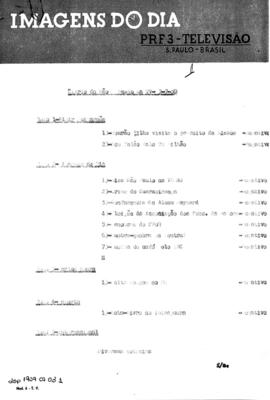 TV Tupi [emissora]. Diário de São Paulo na T.V. [programa]. Roteiro [televisivo], 03 jul. 1959.