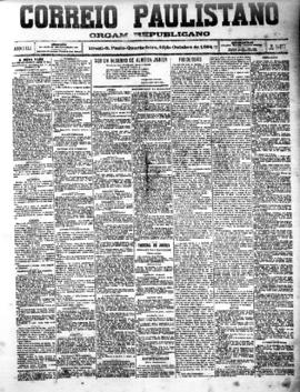 Correio paulistano [jornal], [s/n]. São Paulo-SP, 10 out. 1894.