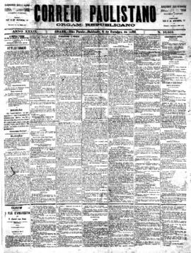 Correio paulistano [jornal], [s/n]. São Paulo-SP, 08 out. 1892.