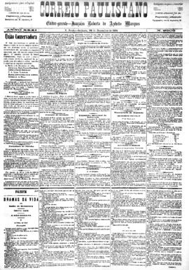 Correio paulistano [jornal], [s/n]. São Paulo-SP, 20 dez. 1884.