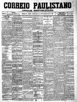 Correio paulistano [jornal], [s/n]. São Paulo-SP, 08 dez. 1894.