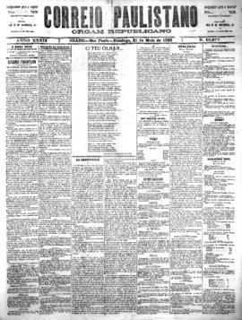 Correio paulistano [jornal], [s/n]. São Paulo-SP, 21 mai. 1893.