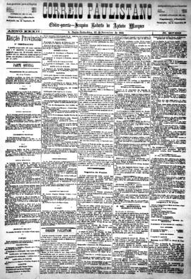 Correio paulistano [jornal], [s/n]. São Paulo-SP, 13 nov. 1885.