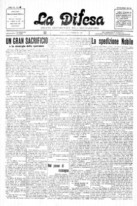 La Difesa [jornal], a. 6, [s/n]. São Paulo-SP, 23 fev. 1930.