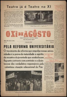 O Onze de Agosto [jornal], n. 2. São Paulo-SP, jul. 1962.