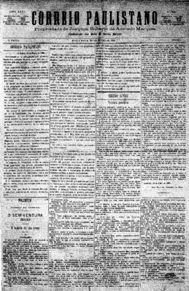 Correio paulistano [jornal], [s/n]. São Paulo-SP, 20 jul. 1880.