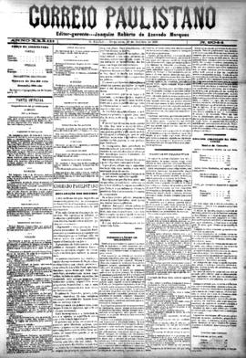 Correio paulistano [jornal], [s/n]. São Paulo-SP, 19 out. 1886.