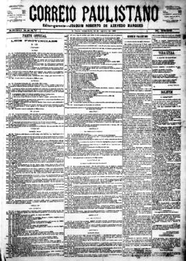 Correio paulistano [jornal], [s/n]. São Paulo-SP, 24 ago. 1888.