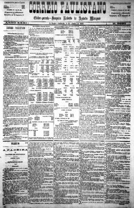 Correio paulistano [jornal], [s/n]. São Paulo-SP, 06 jun. 1885.