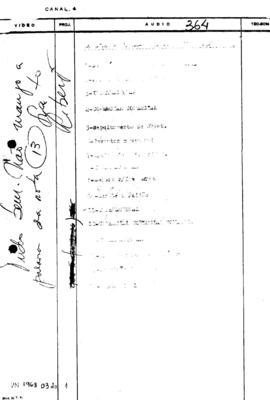 TV Tupi [emissora]. Ultra Notícias [programa]. Roteiro [televisivo], 20 mar. 1968.