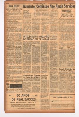 Última Hora [jornal]. Rio de Janeiro-RJ, 20 nov. 1965 [ed. regular].